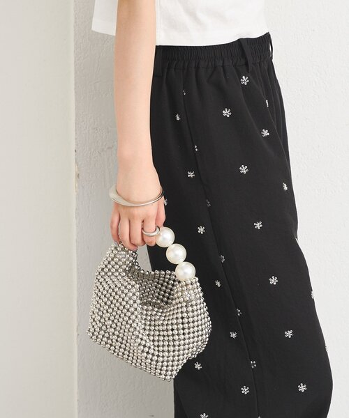 mystic（ミスティック）の「ビーズハンドルminiBAG（ハンドバッグ・レディース・シルバー/アイボリー・ONE SIZE）」の8枚目の写真