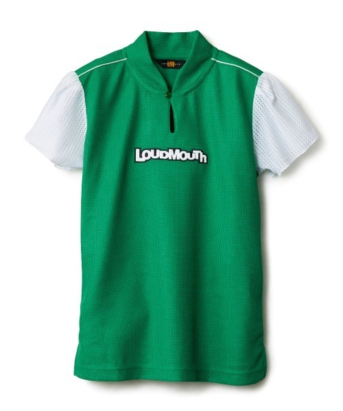 Loudmouth(ラウドマウス)の「【Loudmouth:ラウドマウス】レディースワッフル素材シャツ ゴルフ(シャツ/ブラウス・レディース・ブラック/ホワイト/グリーン・X-LARGE/LARGE/SMALL)」の14枚目の写真