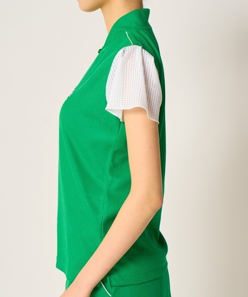 Loudmouth(ラウドマウス)の「【Loudmouth:ラウドマウス】レディースワッフル素材シャツ ゴルフ(シャツ/ブラウス・レディース・ブラック/ホワイト/グリーン・X-LARGE/LARGE/SMALL)」の15枚目の写真
