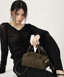 style code（スタイルコード）の「ZOZO限定【STYLE CODE/スタイルコード】2WAYスエード調ミニボストンバッグ（ショルダーバッグ）」