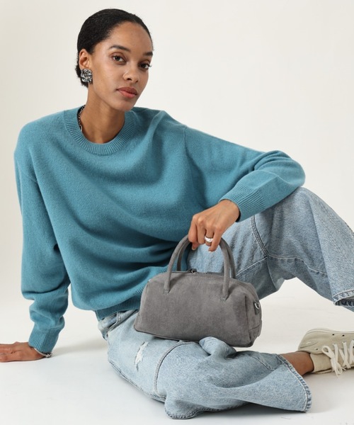 style code(スタイルコード)の「ZOZO限定【STYLE CODE/スタイルコード】2WAYスエード調ミニボストンバッグ(ショルダーバッグ・レディース・グレイッシュベージュ/キャメル/ブルーグレー/カーキ/ブラック・FREE)」の18枚目の写真