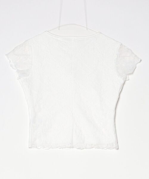 leune(ルネ)の「Vネックレーストップス(Tシャツ/カットソー・レディース・オフホワイト・LARGE/MEDIUM)」の7枚目の写真