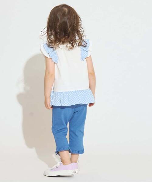 baby cheer（ベイビーチアー）の「【サーティワン アイスクリーム】ポシェットTシャツ（Tシャツ/カットソー・キッズ・オフホワイト/ラベンダー/ピンク・120cm/110cm/100cm/90cm/80ｃｍ）」の9枚目の写真