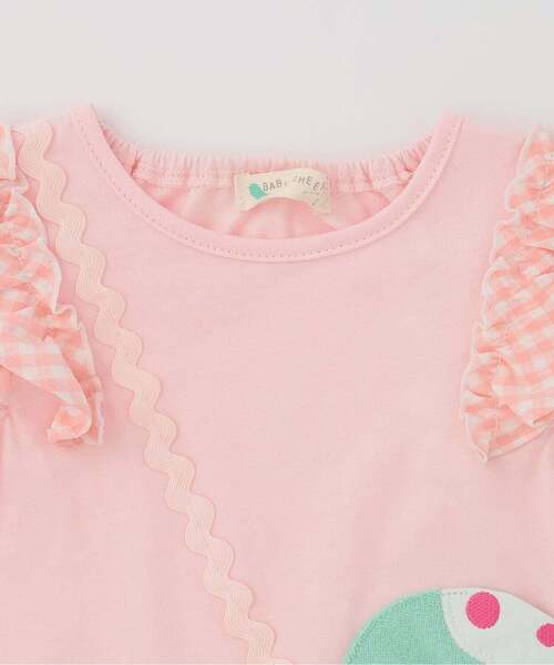 baby cheer（ベイビーチアー）の「【サーティワン アイスクリーム】ポシェットTシャツ（Tシャツ/カットソー・キッズ・オフホワイト/ラベンダー/ピンク・120cm/110cm/100cm/90cm/80ｃｍ）」の21枚目の写真