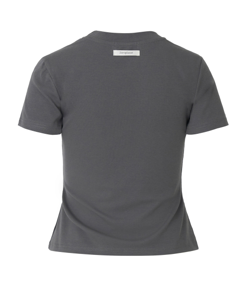ZEROPLANET（ゼロプラネット）の「ミアグラフィックTシャツ [チャコール]（Tシャツ/カットソー・レディース・その他・FREE）」の6枚目の写真