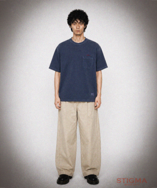 STIGMA(スティグマ)の「SCRT PIGMENT POCKET T-SHIRTS NAVY(Tシャツ/カットソー・メンズ・その他・MEDIUM/LARGE/X-LARGE)」の4枚目の写真