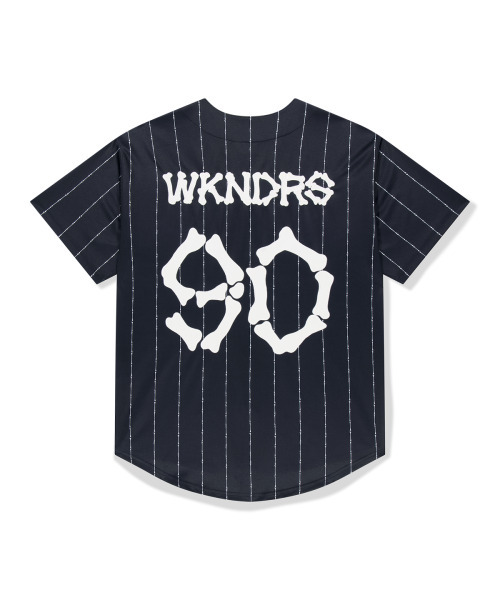 WKNDRS(ウィーキャンドース)の「BONE LEAGUE JERSEY (NAVY)(Tシャツ/カットソー・レディース・その他・LARGE/MEDIUM)」の2枚目の写真