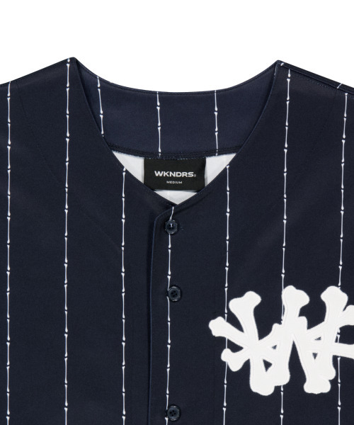 WKNDRS(ウィーキャンドース)の「BONE LEAGUE JERSEY (NAVY)(Tシャツ/カットソー・レディース・その他・LARGE/MEDIUM)」の3枚目の写真