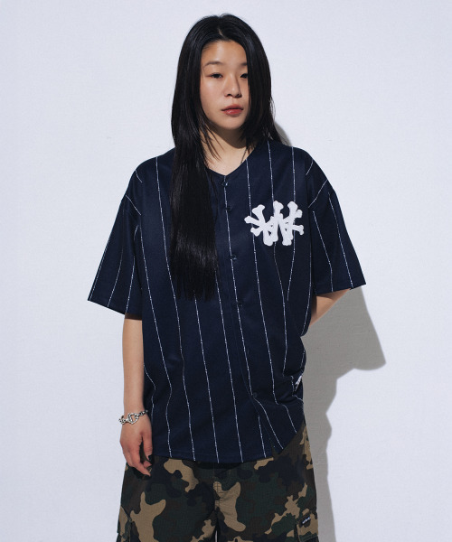 WKNDRS(ウィーキャンドース)の「BONE LEAGUE JERSEY (NAVY)(Tシャツ/カットソー・レディース・その他・LARGE/MEDIUM)」の8枚目の写真