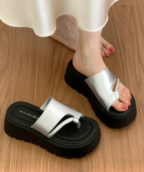 セール】厚底サンダル トングサンダル レディース（サンダル