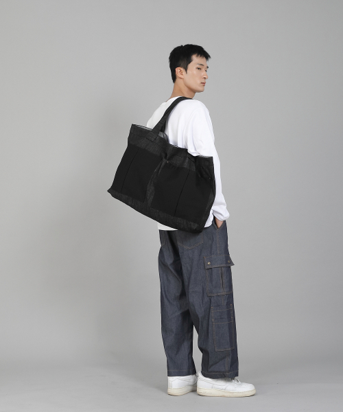SAINTCREW(セントクルー)の「ダブルカーゴポケットEXワイドエコバッグDCP-160デニムブラック(エコバッグ/サブバッグ・メンズ・その他・フリー)」の15枚目の写真