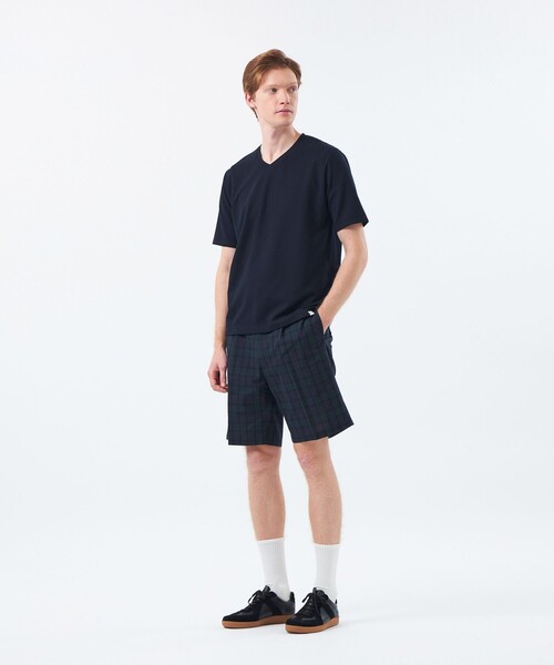 MACKINTOSH PHILOSOPHY(マッキントッシュ フィロソフィー)の「VネックTシャツ サーフニット(Tシャツ/カットソー・メンズ・ホワイト・38/40)」の4枚目の写真