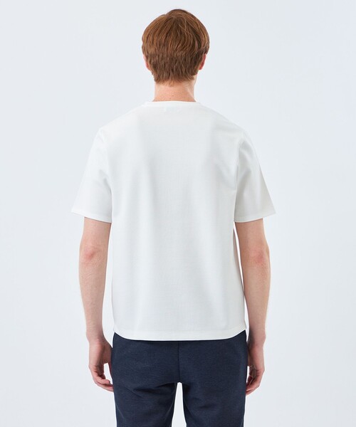 MACKINTOSH PHILOSOPHY(マッキントッシュ フィロソフィー)の「VネックTシャツ サーフニット(Tシャツ/カットソー・メンズ・ホワイト・38/40)」の7枚目の写真