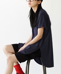 URBAN PLUS ハイネックカットソー