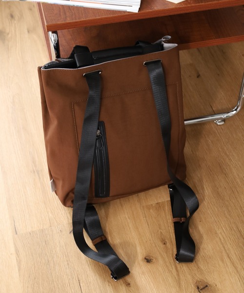 ROOTOTE（ルートート）の「ROOTOTE 2WAYトート＆バックパック（トートバッグ・メンズ・ワイン系/ブルー系/ブラウン系・FREE）」の9枚目の写真
