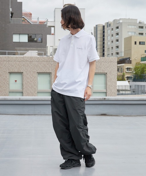 Columbia(コロンビア)の「Columbia/コロンビア カーターリッジピケポロ 半袖シャツ ブランドロゴ メンズ 2026年 夏 夏服(ポロシャツ・メンズ・ホワイト/ブラック/ネイビー・M/L/XL)」の8枚目の写真