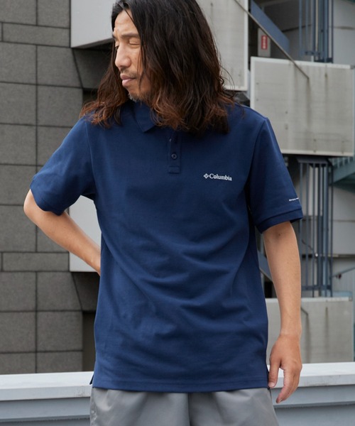 Columbia(コロンビア)の「Columbia/コロンビア カーターリッジピケポロ 半袖シャツ ブランドロゴ メンズ 2026年 夏 夏服(ポロシャツ・メンズ・ホワイト/ブラック/ネイビー・M/L/XL)」の18枚目の写真
