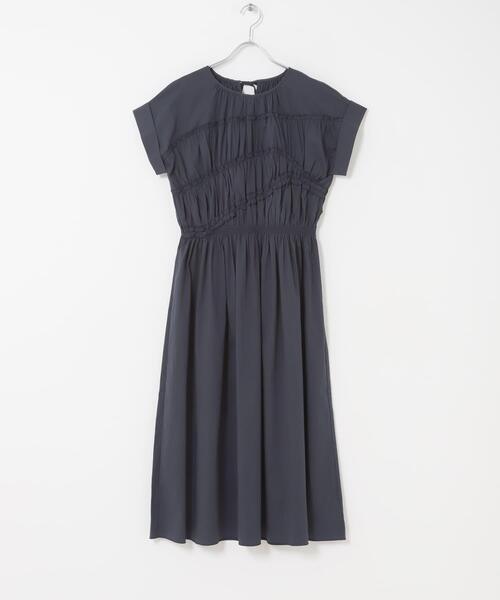 ITEMS URBANRESEARCH（アイテムズ アーバンリサーチ）の「『洗濯可』ランダムシャーリングワンピース（ワンピース・レディース・ブルー系その他/ネイビー/ブラック系その他・FREE）」の20枚目の写真