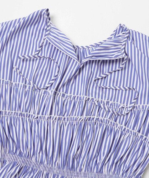 ITEMS URBANRESEARCH（アイテムズ アーバンリサーチ）の「『洗濯可』ランダムシャーリングワンピース（ワンピース・レディース・ブルー系その他/ネイビー/ブラック系その他・FREE）」の9枚目の写真