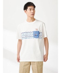ベアポケットボーダーTシャツ