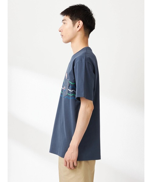 McGREGOR(マックレガー)の「ベアポケットボーダーTシャツ(Tシャツ/カットソー・メンズ・グレー/ネイビー/アイボリー・L/M)」の6枚目の写真