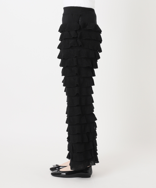 IENA（イエナ）の「フリルニットパンツ（その他パンツ・レディース・ブラック・38/36）」の12枚目の写真