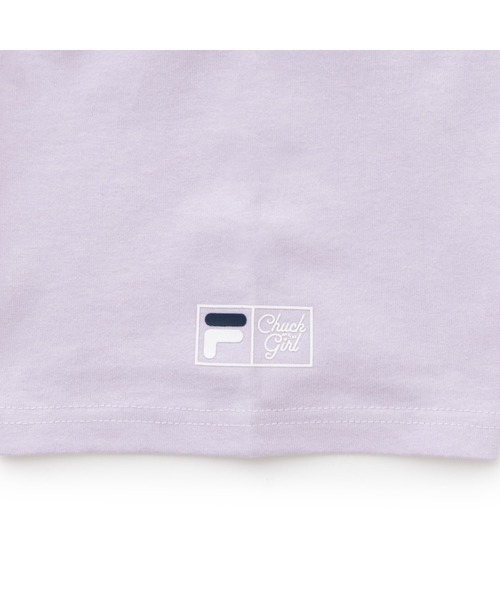 FILA(フィラ)の「SAITOH YUSUKE×FILA GRAPHIC TEE / サイトウユウスケ×フィラ グラフィックティーシャツ(Tシャツ/カットソー・レディース・ラベンダー/ホワイト・XL/L/M/S)」の8枚目の写真