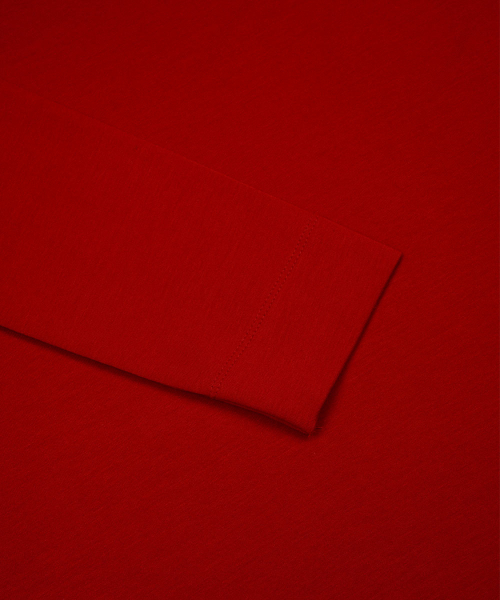 38COMEONCOMMON(38カモンコモン)の「Silky Touch Slim Long Sleeve (Red)(Tシャツ/カットソー・レディース・その他・FREE)」の3枚目の写真