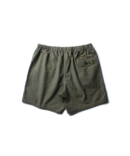 THE RESQ（ザーレスキュー）の「COTTON SLUB YOSEMITE CAMP SHORTS [MOSS OLIVE]（その他パンツ・メンズ・その他・MEDIUM/LARGE/X-LARGE）」の2枚目の写真
