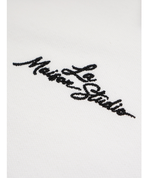 FABULOUS ARCHIVE（ファビュラスアーカイブ）の「ホルストイ刺繍ポロクロップ半袖Tシャツホワイト(FCG2TS780W)（Tシャツ/カットソー・レディース・ホワイト・SMALL）」の6枚目の写真
