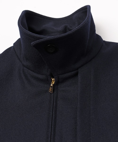 CULLNI(クルニ)の「Signature Melton Asymmetrical Layered Zip Up Blouson(ブルゾン・メンズ・ネイビー/ブルーグレー/ブラック/アッシュブラウン・0/1/2)」の20枚目の写真