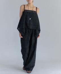 総刺繍ランダムヘムキャミ