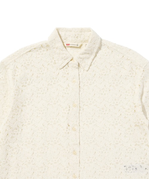 Levi's(リーバイス)の「Levi's/リーバイス ハーリー ショートスリーブ レースシャツ(シャツ/ブラウス・レディース・ホワイト・XS/S/M)」の6枚目の写真