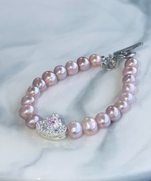 Auralyn（オーラリン）の「Pink Zirconia Pearl Bracelet（ブレスレット）」