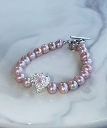 Auralyn（オーラリン）の「Pink Zirconia Pearl Bracelet（ブレスレット）」