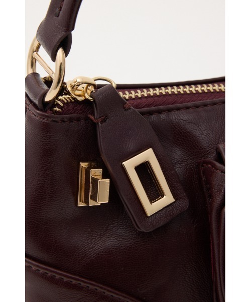 MOUSSY(マウジー)の「【26年AW新作】METAL STATUS ショルダーバッグ(ショルダーバッグ・レディース・ボルドー/ブラウン系その他/ブラック・FREE)」の15枚目の写真