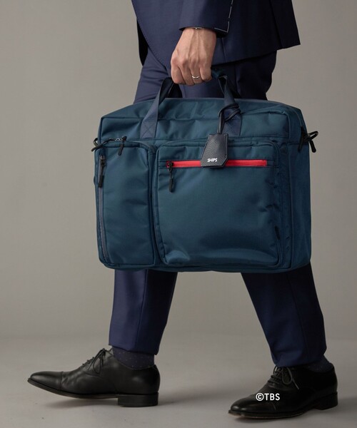 SHIPS（シップス）の「TBS日曜劇場VIVANT×SHIPS: 3WAY ビズ ワイド バッグ（ビジネスバッグ・メンズ・ブラック/チャコールグレー/ネイビー・ONE SIZE）」の9枚目の写真