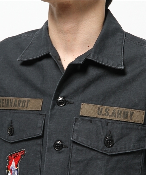 marka(マーカ)の「MARKA(マーカ) J.L UTILITY SHIRTS 107-MRK-M16A-07SH11C(シャツ/ブラウス・メンズ・オリーブ/ブラック・2/1)」の5枚目の写真