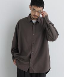 ビッグドレープシャツ 長袖
