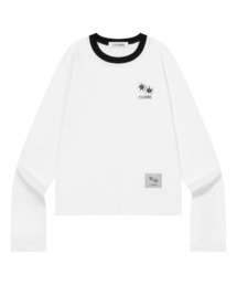 ◇COIRIS◇ブランド直輸入正規品/RORA スモール ロゴ ラウンドネック 長袖 Tシャツ RORA SMALL LOGO ROUND NECK LONG SLEEVE T