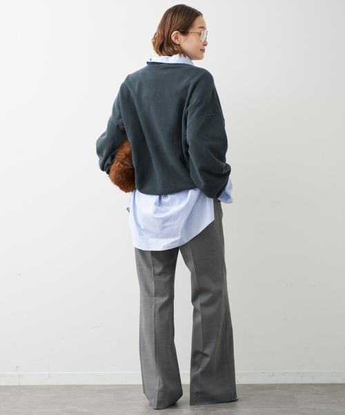 raspail（ラスパイユ）の「【Raspail/ラスパイユ】 WIDE SHIRT（シャツ/ブラウス・レディース・サックスブルー/ホワイト・FREE）」の21枚目の写真