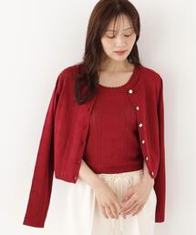 PROPORTION BODY DRESSING | ＜ａ＞パターンメッシュアンサンブルニット / 1216270808(アンサンブル)