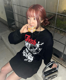 LIGHTNING SKELETON LS TEE BLACK(CV2ESUT553A)