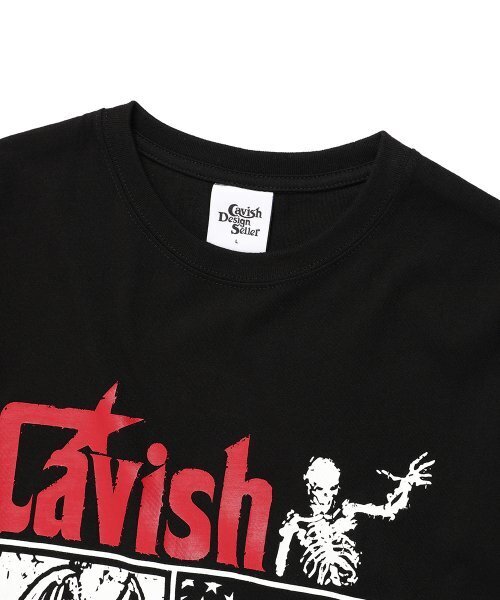 Cavish（カビシ）の「LIGHTNING SKELETON LS TEE BLACK(CV2ESUT553A)（Tシャツ/カットソー・レディース・ブラック・SMALL/MEDIUM/LARGE）」の7枚目の写真