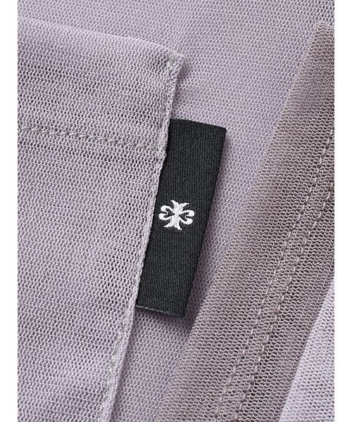 SORIN(ソリン )の「Bicolor Sheer Polo Shirt / バイカラーシアーポロシャツ(ポロシャツ・レディース・グレー/ダークグレー/ピンク/ミント・38)」の19枚目の写真