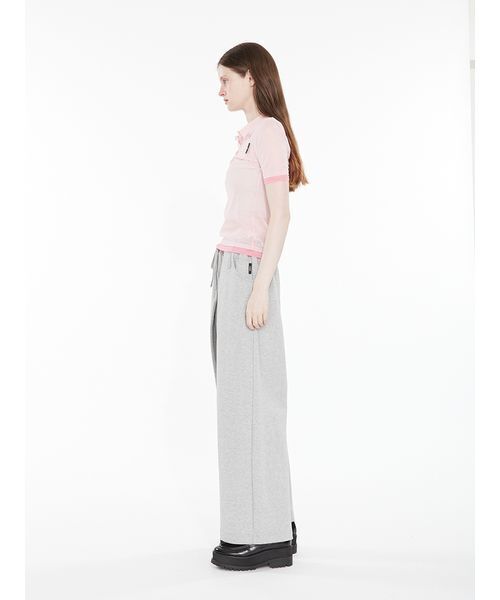 SORIN(ソリン )の「Bicolor Sheer Polo Shirt / バイカラーシアーポロシャツ(ポロシャツ・レディース・グレー/ダークグレー/ピンク/ミント・38)」の22枚目の写真