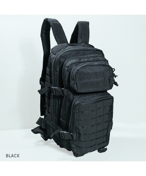 8(eight)(エイト)の「MOLLE アサルトリュックサック(バックパック/リュック・メンズ・ブラック・FREE)」の1枚目の写真