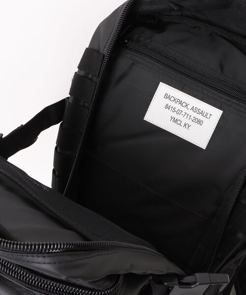 8(eight)(エイト)の「MOLLE アサルトリュックサック(バックパック/リュック・メンズ・ブラック・FREE)」の4枚目の写真