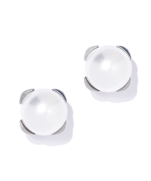 IRIS47（イリスフォーセブン）の「【IRIS 47】contour earring M/コントアー イヤリング M BO283（イヤリング・レディース・ゴールド/シルバー・M）」の2枚目の写真