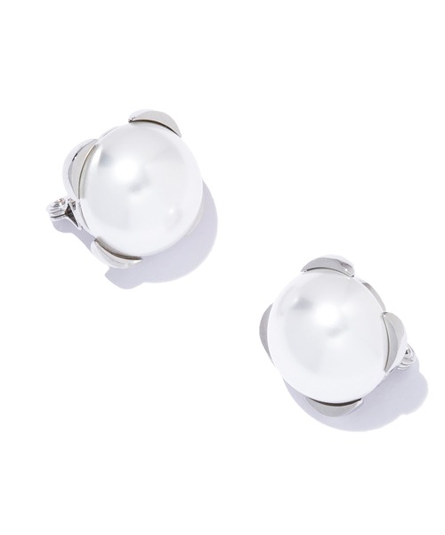 IRIS47（イリスフォーセブン）の「【IRIS 47】contour earring M/コントアー イヤリング M BO283（イヤリング・レディース・ゴールド/シルバー・M）」の7枚目の写真